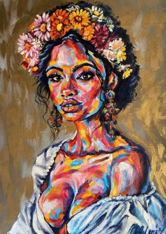 Teintes de Protea dans le portrait africain moderne