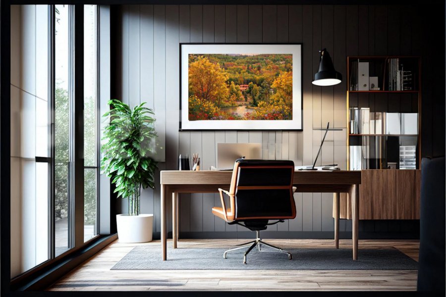 Додаткове зображення 1: Кольоровий Фотоімпрессіонізм Фотографія "Будинок у лісі: Природна гармонія", фотограф Orlando Sanchez Cabrera 