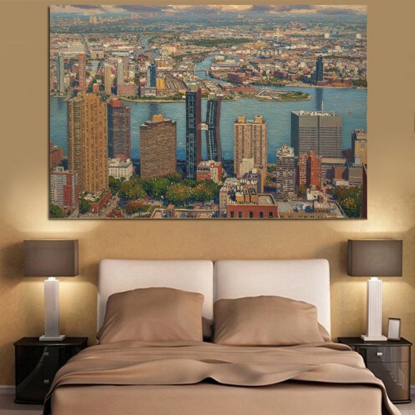 Dodatkowy obraz 2: Kolorowy Fotoimpresjonizm Fotografia "Nieskończona Metropolia", fotograf Orlando Sanchez Cabrera 