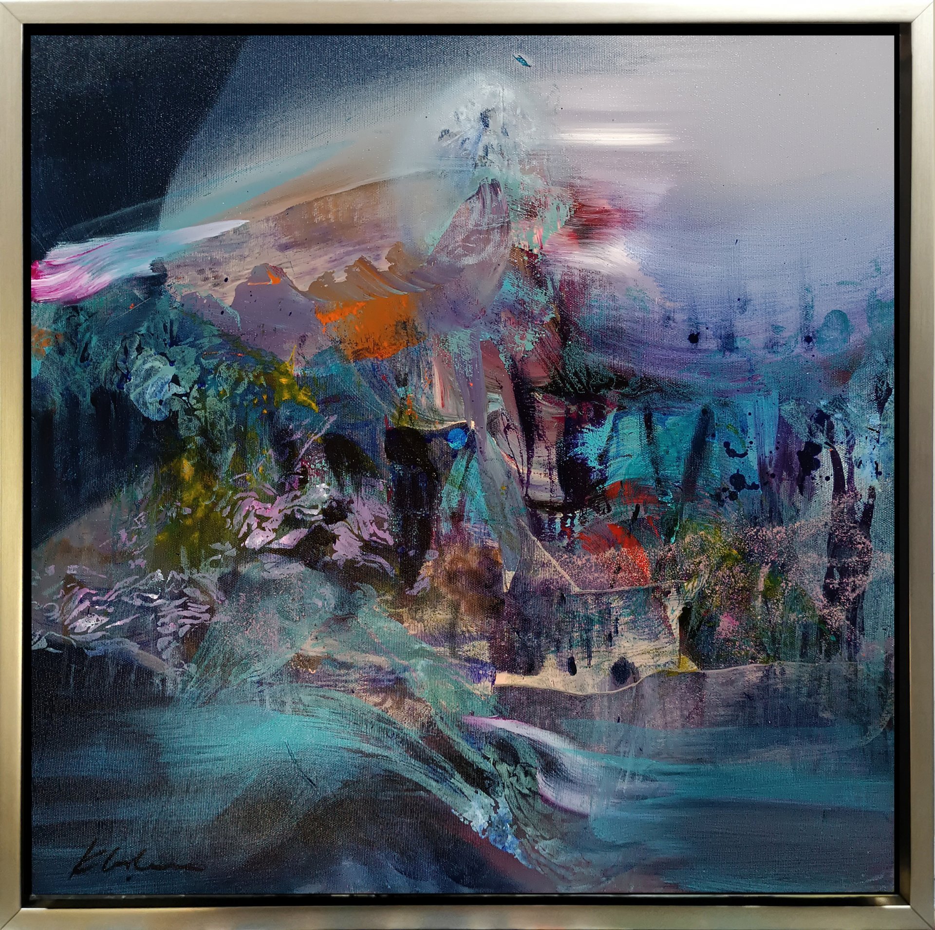 Mindscape Dreams Beyond Horizon Painting by Kloska Ovidiu