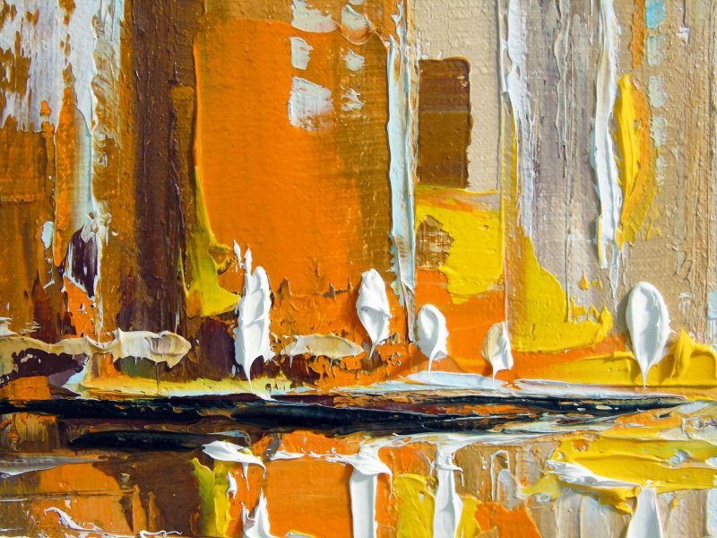 Картина «Golden Megapolis», Ольга Дарчук - Jose Art Gallery
