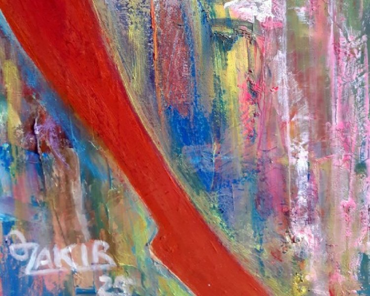 Dodatkowy obraz 3: Sztuka współczesna Nude Malarstwo ".Marzenie", malarz Zakir Ahmedov olej płótno 