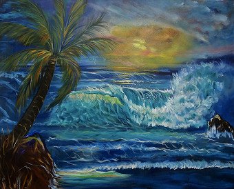 Hawaiian Sunset Beach