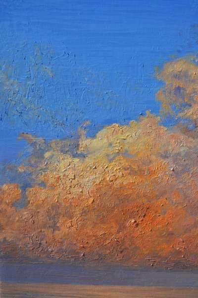 Additional view 3: Photorealism Interior Painting Golden sunset by painter Tabimory oil canvas 