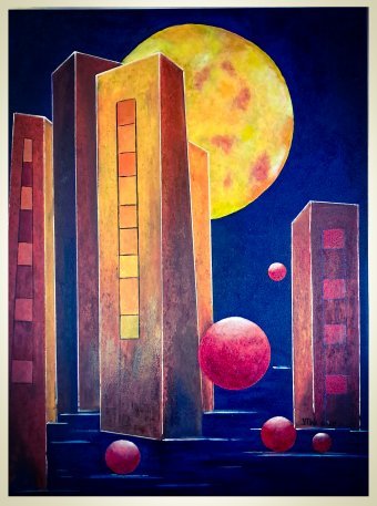 Pintura "Otro mundo", pintor YTab acrílico plástico en Jose Art Gallery