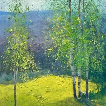 Живопись "Весенний свет", живописец Andrii Kovalyk масло бумага в Jose Art Gallery