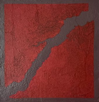 Pintura "Sendero cálido", pintor Marussia técnica mixta lienzo en Jose Art Gallery