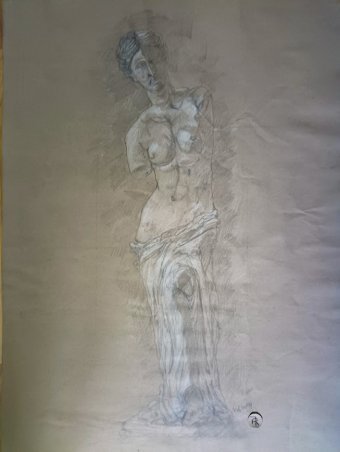 Gráfico "Venus de Milo", ilustrador roberto ferrando lápiz papel en Jose Art Gallery