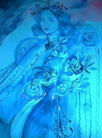 Живопис "Я", живописець Ксенія Шевчук акварель папір в Jose Art Gallery