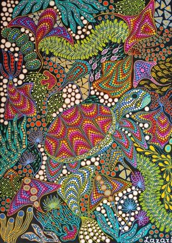 Majestätische Schildkröte