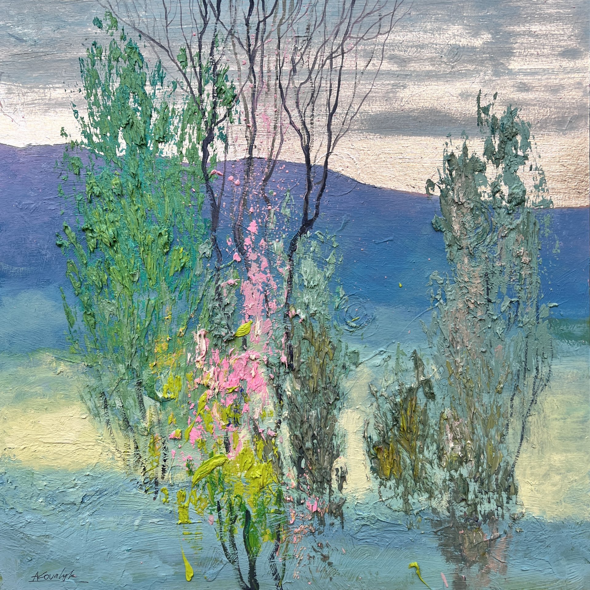 Spring Whisper Painting by Andrii Kovalyk - Jose Art Gallery