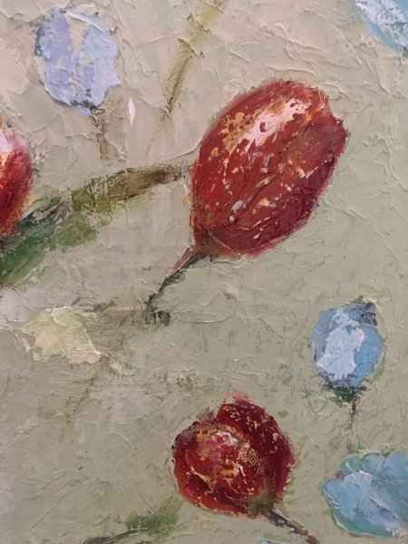 Additional view 8: Contemporary Art Flower Painting Blooming beauty by painter Dora Kalinova oil canvas 