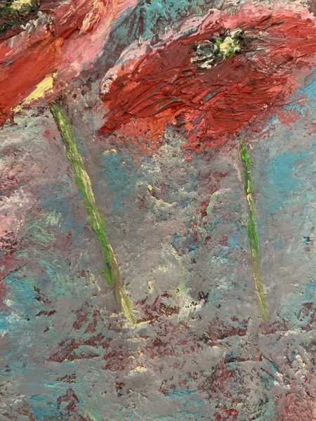 Poppies Painting by Dora Kalinova - Jose Art Gallery