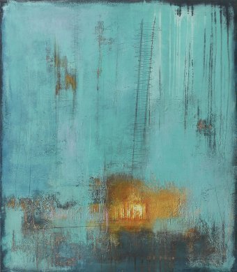 Pintura "YO PRESERVO MI LUZ", pintor Luigi Profeta óleo lienzo en Jose Art Gallery