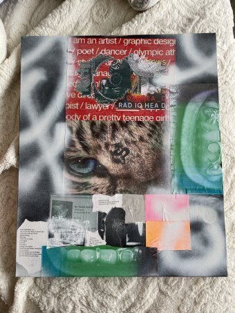 Painting "Mutation: Street Art Meets Music Fusion" by painter SWAGirl mixed method canvas at Jose Art Gallery