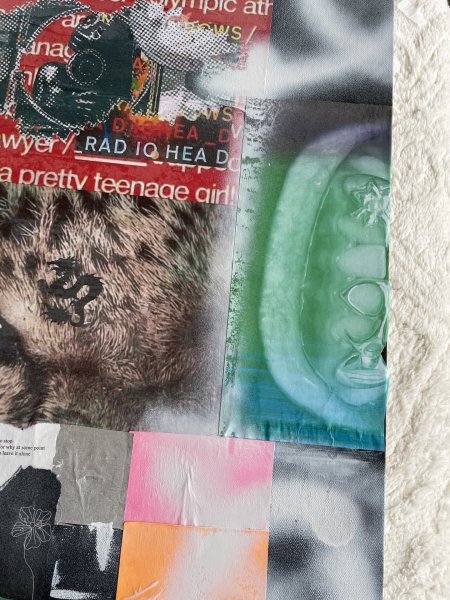 Additional view 5: Street Art Genre Painting Mutation: Street Art Meets Music Fusion by painter SWAGirl mixed method canvas 