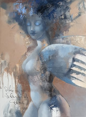 Painting "Wings of a Dream 40x30" by painter Olena Matsehora oil canvas at Jose Art Gallery