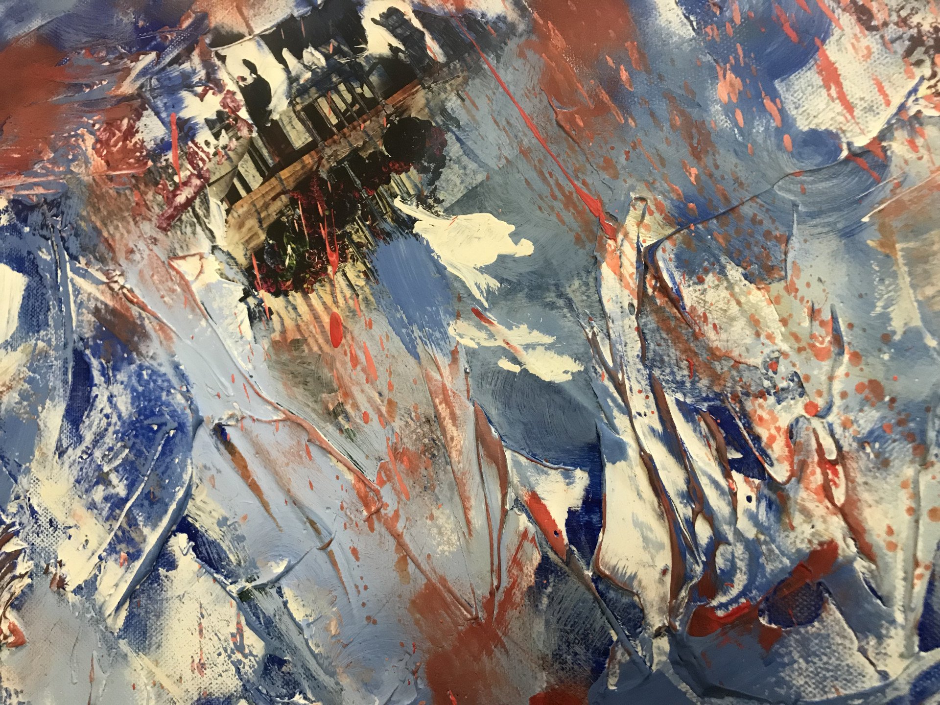 Storm on the sea - painting