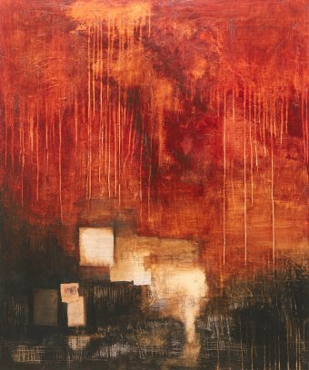 Pintura "LÁGRIMAS Y SANGRE", pintor Luigi Profeta óleo lienzo en Jose Art Gallery