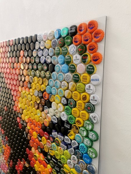 Imagen adicional 4: Abstracción Retrato Escultura "DaliPunk", escultor Henning Leuschner Acero 