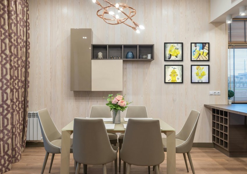 Zusätzliches Bild 2: Minimalismus Vedute Malerei "Am Morgen", maler/-in Yuliia Panchenko Aquarellfarbe Papier 