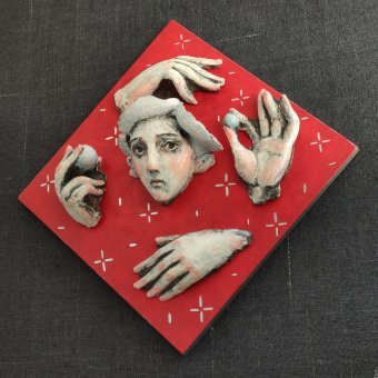 Скульптура "Серафима", скульптор Nadiia Otriazha & Fedir Bushmanov Змішана техніка в Jose Art Gallery