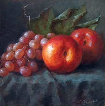 Malarstwo "Śniadanie bogów", malarz Sergiy Kushanov olej płótno w Jose Art Gallery