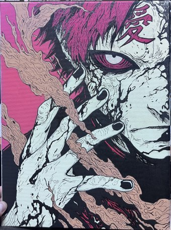 Графіка "Гаара", ілюстратор Artur) акрил тканина в Jose Art Gallery