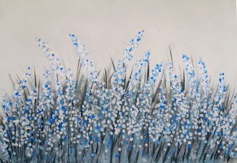 Painting "Dew" by painter Asti Loremar acrylic canvas at Jose Art Gallery