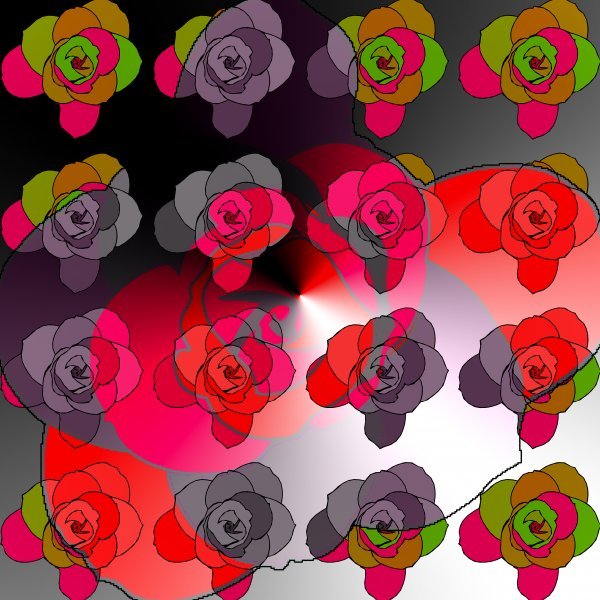 Foto Floreale Arte digitale "Essenza fiorita" artista digitale Sergio Luiz Cerezer Benetti Sergio 