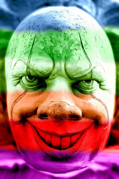 Foto Paesaggio urbano Arte digitale "Maschera dell'anima" artista digitale Sergio Luiz Cerezer Benetti Sergio 