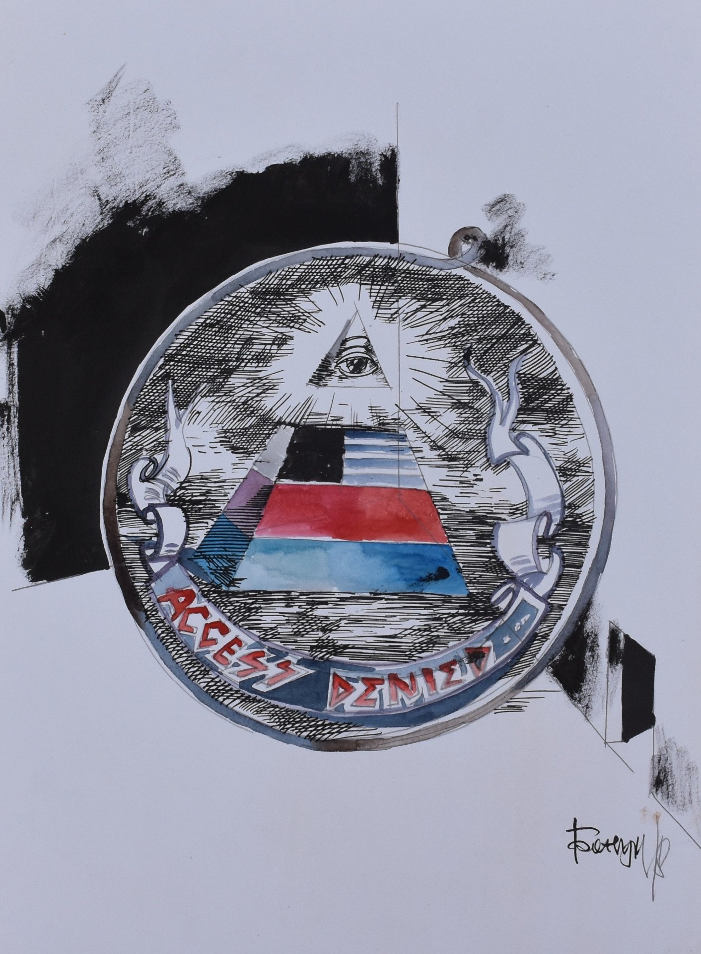 Portrait of Snowden - buy