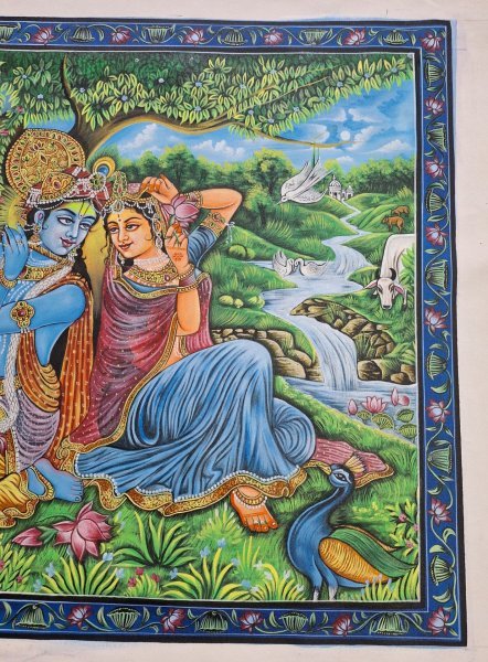 Obraz «Piękny Pan Radha Krishna: Boska Miłość we Vrindavan», Manish ...