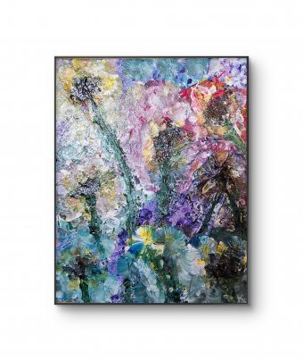 Живопись "Отголоски цвета", живописец MAURIZIO CRISTOFORI смешанная техника холст в Jose Art Gallery