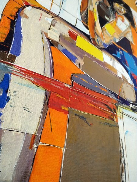 Additional view 3: Expressionism Interior Painting Kaleidoscope of Silence by painter Alexander Aksyonov acrylic canvas 