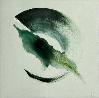 Pintura "Respiração II", pintor Lina Kush acrilo tela de pintura na Jose Art Gallery