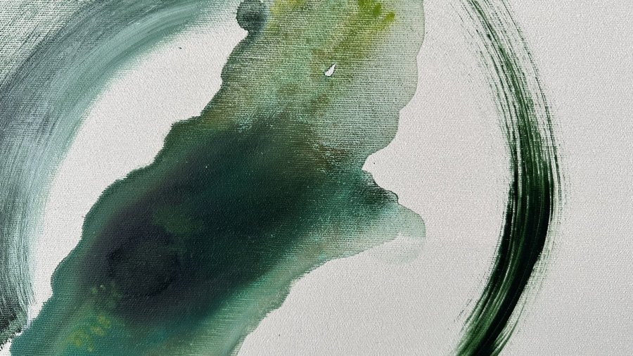 Zusätzliches Bild 1: Minimalismus Interieur Malerei "Atem II", maler/-in Lina Kush Acryl Leinwand 