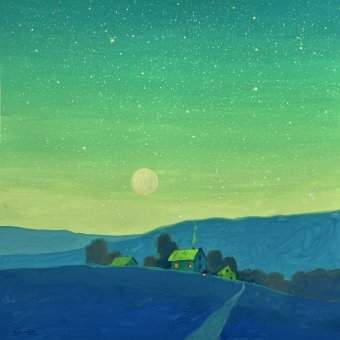 Живопись "Magic of the Carpathians", живописец Andrii Kovalyk гуашь бумага в Jose Art Gallery