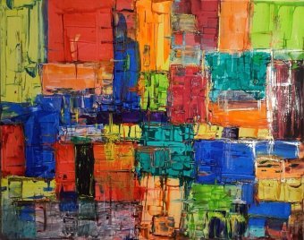 Painting "The Path through Space and Time" by painter Yuriy Ostrovskiy acrylic canvas at Jose Art Gallery