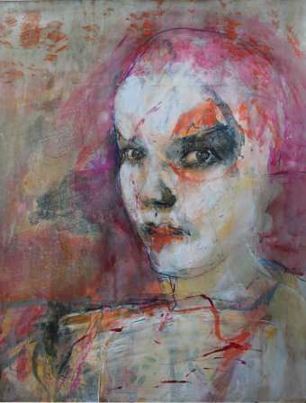 Живопись "Имеет ли она необходимое понимание?", живописец Lochter Andreas смешанная техника картон в Jose Art Gallery