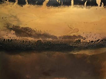 Pintura "Autunno XI", pintor Marion Kotyba técnica mixta lienzo en Jose Art Gallery