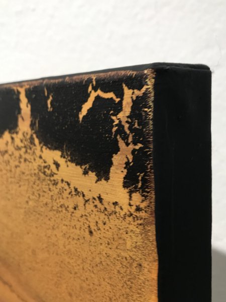 Additional view 3: Abstract Interior Painting Autunno XII by painter Marion Kotyba mixed method canvas 