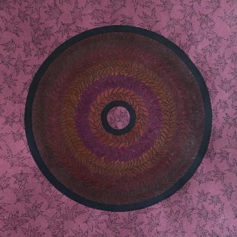 Drawing "Reason A1. Autumn Pattern on Paper" by illustrator #artdjartem pencil paper at Jose Art Gallery