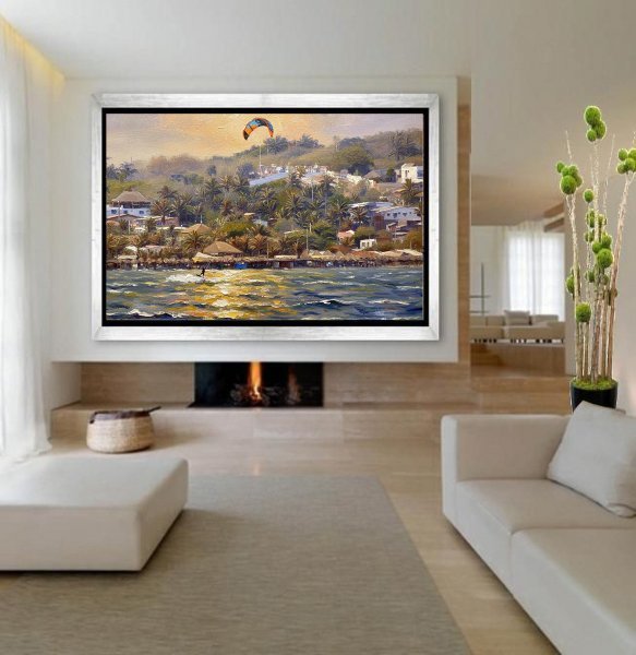 Додаткове зображення 2: Кольоровий Фотоімпрессіонізм Фотографія "Кайтсерфінг після обіду", фотограф Orlando Sanchez Cabrera 