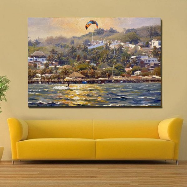 Додаткове зображення 4: Кольоровий Фотоімпрессіонізм Фотографія "Кайтсерфінг після обіду", фотограф Orlando Sanchez Cabrera 