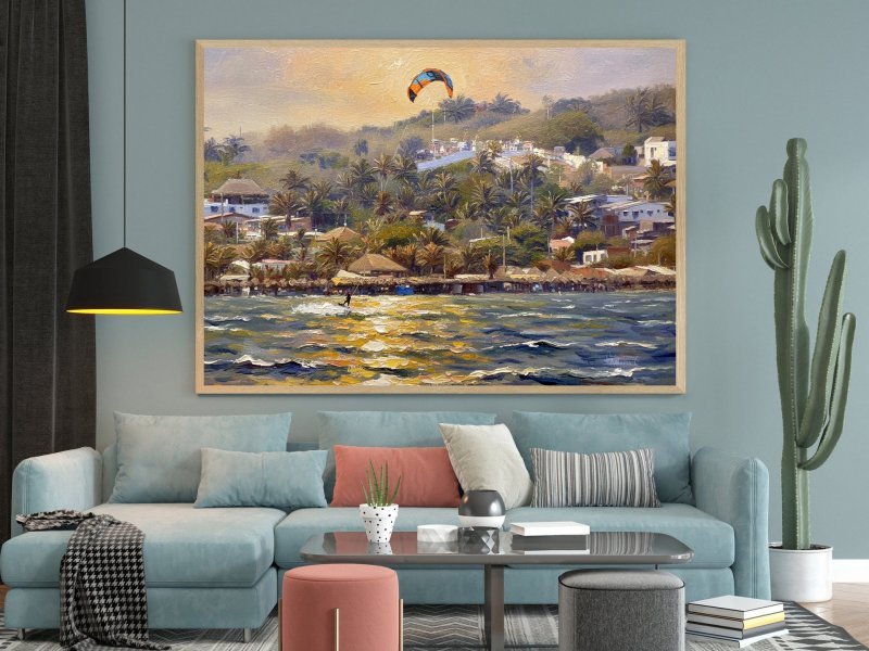 Додаткове зображення 5: Кольоровий Фотоімпрессіонізм Фотографія "Кайтсерфінг після обіду", фотограф Orlando Sanchez Cabrera 