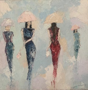 Camminando sotto la pioggia