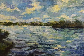 Pintura "Boholyuby", pintor Benny óleo madera en Jose Art Gallery