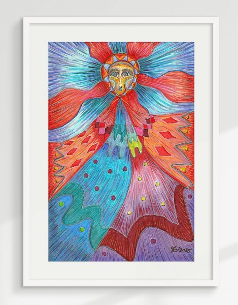 Oracle Drawing - Ewa Dura - Jose Art Gallery