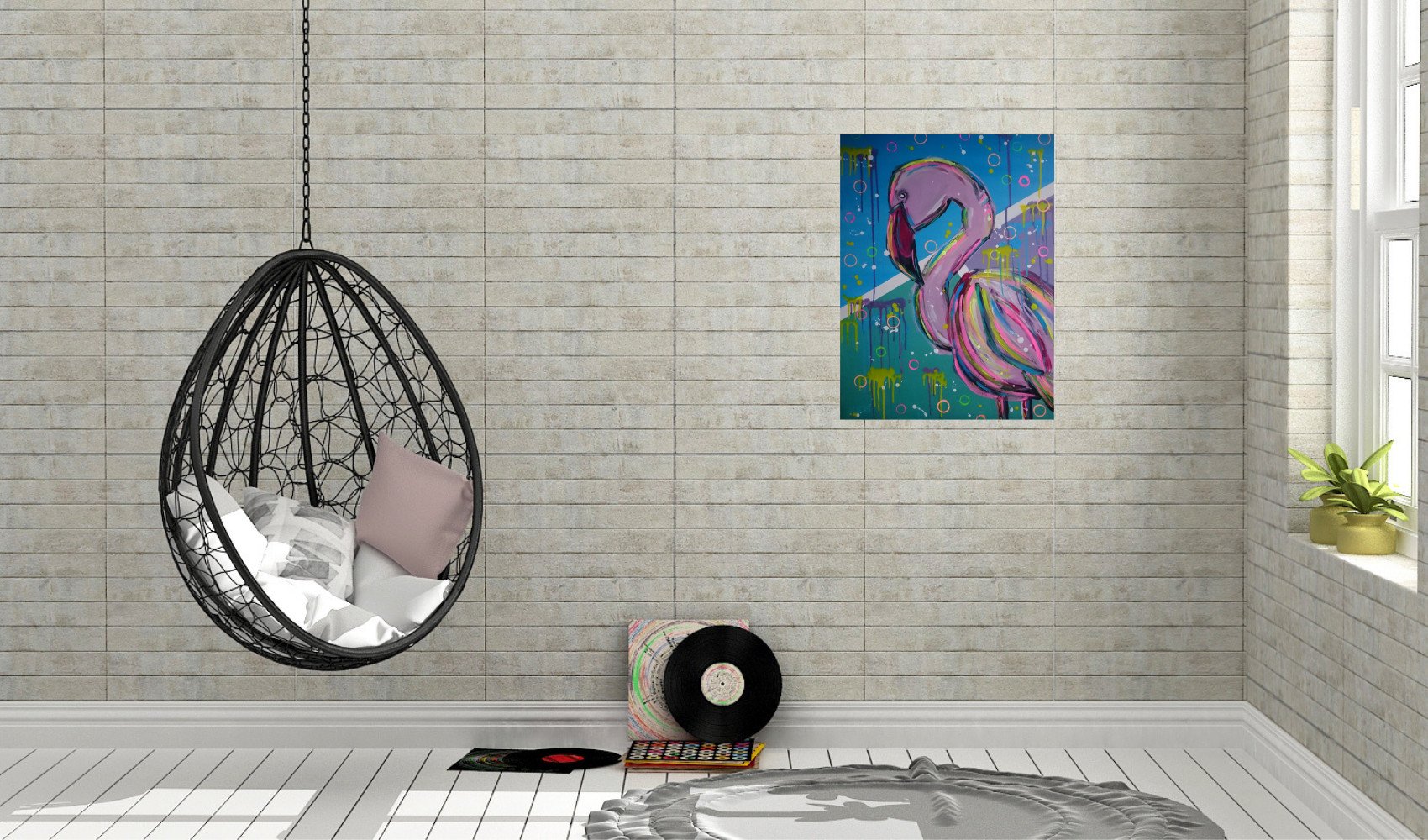 Miami vibes - painting
